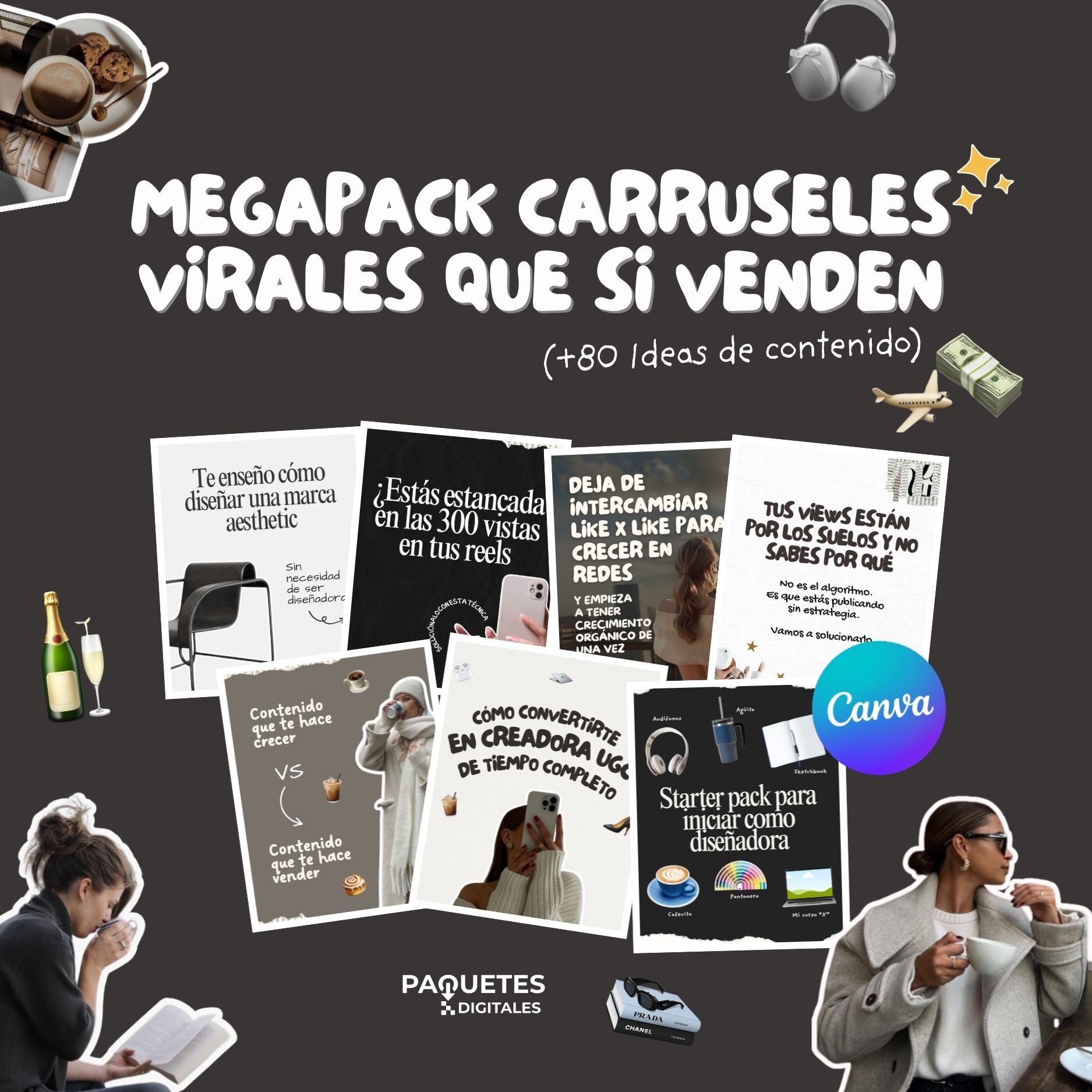 Mega Pack - Carruseles Virales Que Si Venden