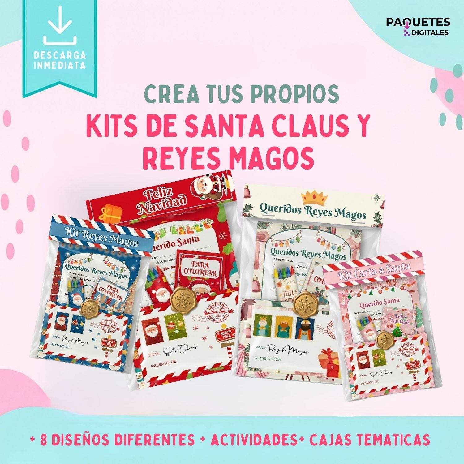 Kit Navideño y Reyes Magos para Imprimir