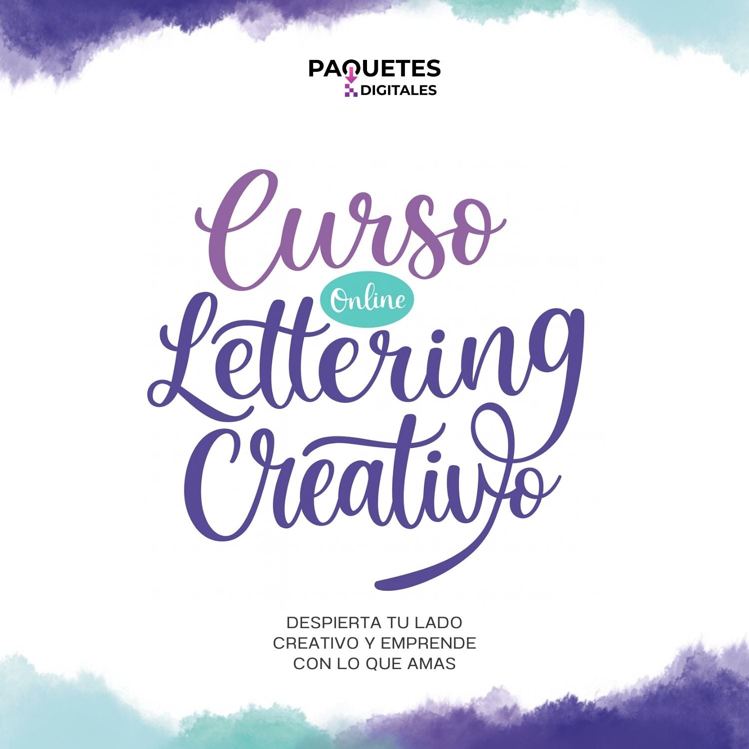 Curso Online de Lettering Creativo + Materiales de Práctica