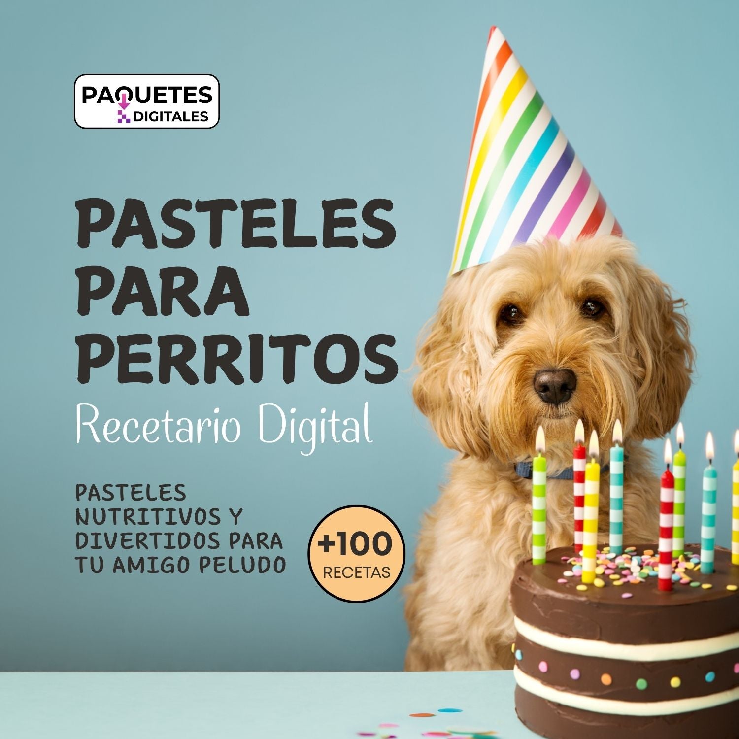 Recetario Digital Pasteles para Perritos